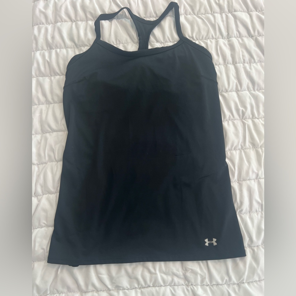 Under Armour Midnight Black Sleeveless Top size medium